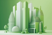 Green city render